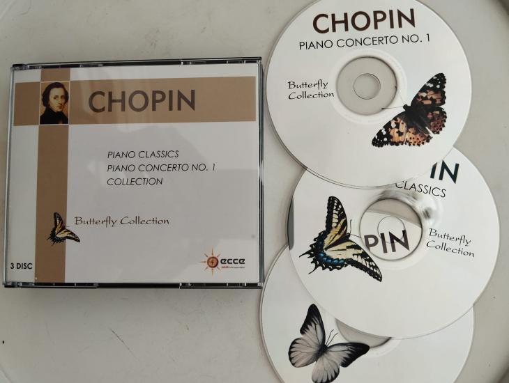 Chopin ‎– Piano Classics, Piano Concerto No.1, Collection - 2010 Türkiye Basım 2. El 3XCD Albüm