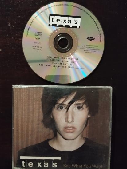 Texas – Say What You Want -  1997 Avrupa Basım 2. El CD,Maxi-Single