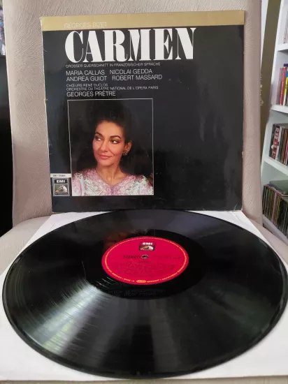 Bizet, Maria Callas, Nicolai Gedda, Andréa Guiot... – Carmen  - Almanya Dönem Basım 33 lük  LP Plak
