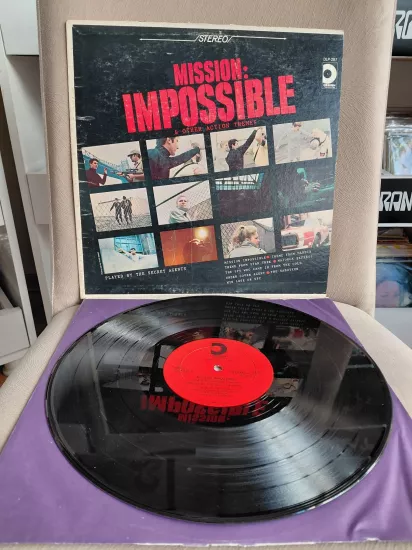 The Secret Agents – Mission: Impossible & Other Action Themes - 1968 USA Basım Albüm LP Plak