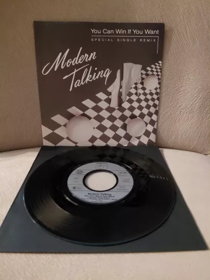 Modern Talking  –  You Can Win If You Want  -  1985  Almanya Basım 45lik Plak