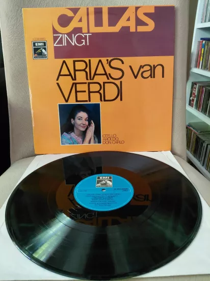 CALLAS  – Callas Zingt Aria’s Van Verdi  - Hollanda Dönem Basım 33 lük  LP Plak