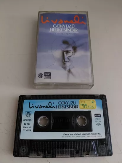 Zülfü Livaneli – Gökyüzü Herkesindir  - 1989  Türkiye Basım Kaset Albüm