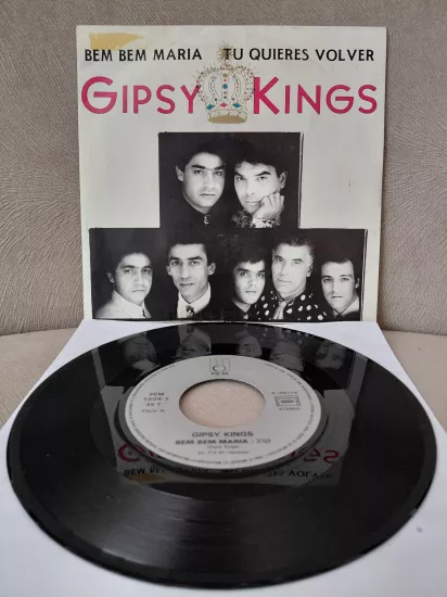 Gipsy Kings  – Bem Bem Maria / Tu Quieres Volver -  1988  Fransa Basım 45 lik Plak