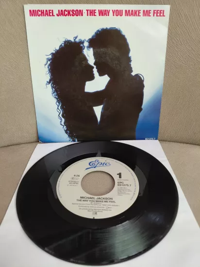 MICHAEL JACKSON -  The Way You Make Me Feel  - 1987 Hollanda Basım  45lik Plak