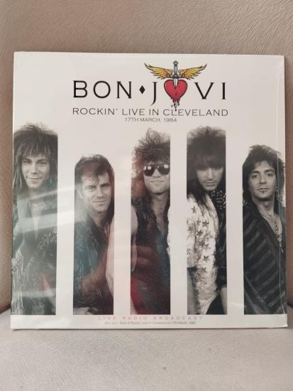 Bon Jovi –  Rockin’ Live In Cleveland - 2018 Avrupa Basım 33 lük LP Plak (Jelatininde)