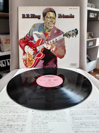 B.B. King  ‎– Friends  - 1974  Japonya  Basım LP Plak