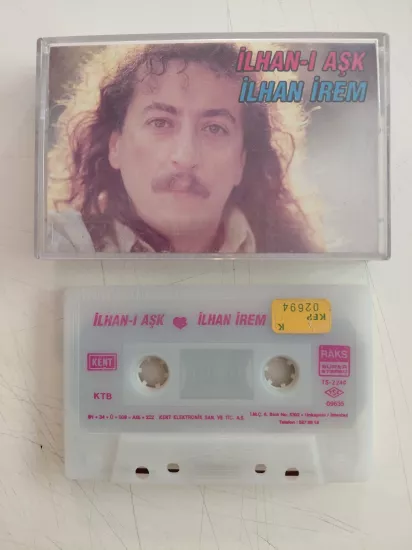 İlhan İrem – İlhan-ı Aşk -  1992  Türkiye Basım Kaset Albüm
