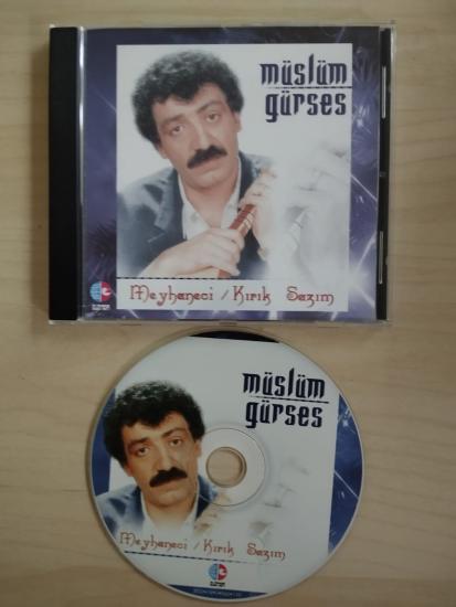 Müslüm Gürses – Meyhaneci / Kırık Sazım - 2002 Türkiye Basım - CD Albüm/Elenor Müzik