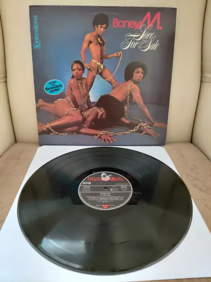 Boney M. – Love For Sale - 1977 Almanya Basım 33 lük Plak - Lp Albüm/Posterli