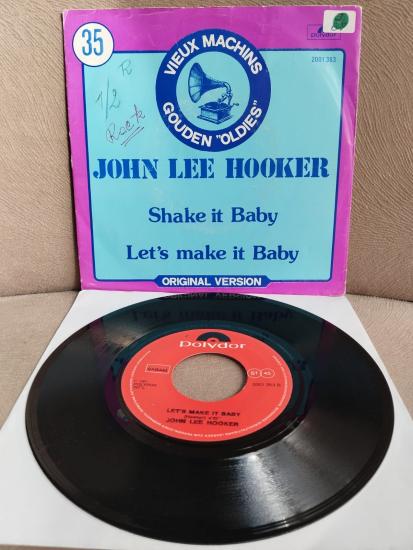 John Lee Hooker – Shake It Baby / Let’s Make It Baby - 1980 Fransaa Basım 45 lik Plak