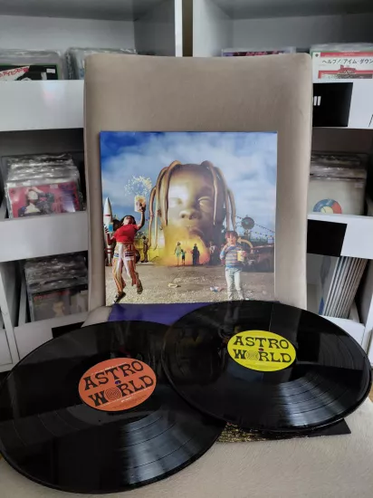 Travis Scott  – Astroworld  - 2018  Avrupa Basım Albüm 2xLP Plak /Hip Hop