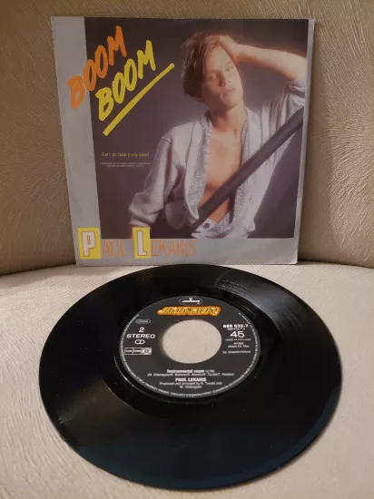 Paul Lekakis – Boom Boom (Let’s Go Back To My Room) -  1986  Hollanda Basım 45lik Plak