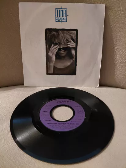 Tina Turner  –  The Best -  1989  Avrupa Basım 45lik Plak