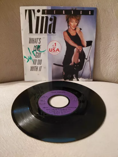 Tina Turner  – What’s Love Got To Do With It -  1984  Fransa Basım 45lik Plak