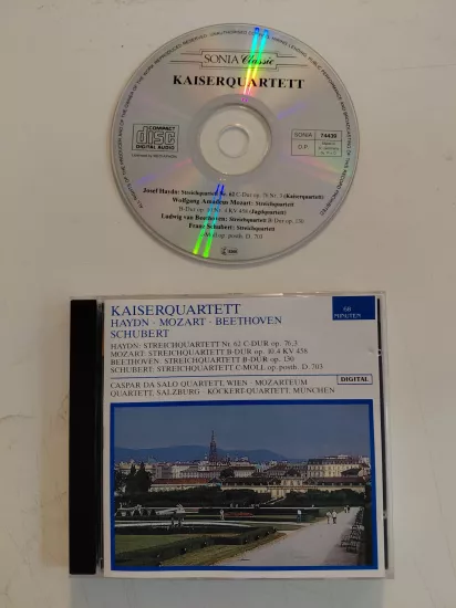 Haydn - Mozart - Beethoven, Schubert – Kaiserquartett = Emperor Quartet – 1989  Almanya Basım -   CD Albüm