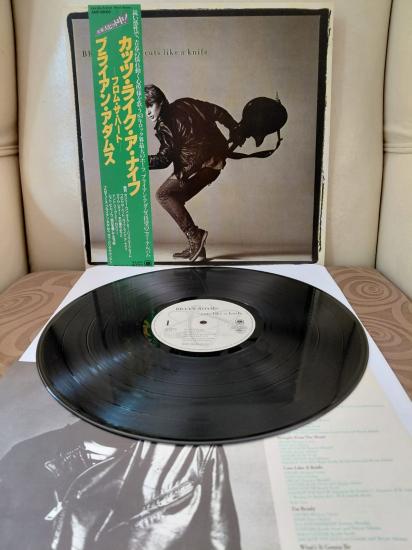 Bryan Adams –  Cuts Like A Knife - 1983 Japonya Basım LP Plak - Obi’li