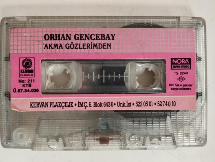 Orhan Gencebay – Akma Gözlerimden  - 1987  Türkiye Basım Kaset Albüm