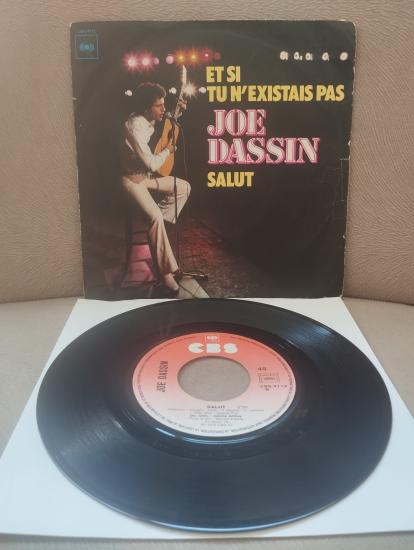 Joe Dassin – Salut / Et Si Tu N’Existais Pas - 1976 Almanya Basım 45 lik Plak
