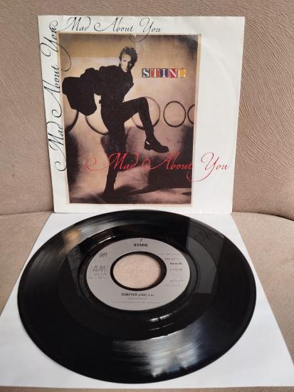 Sting – Mad About You  - 1991  Almanya Basım 45 lik Plak