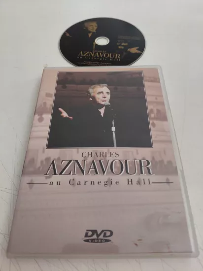 Charles Aznavour  - Au Carnegie Hall  - 2001 Avrupa Basım DVD / Konser