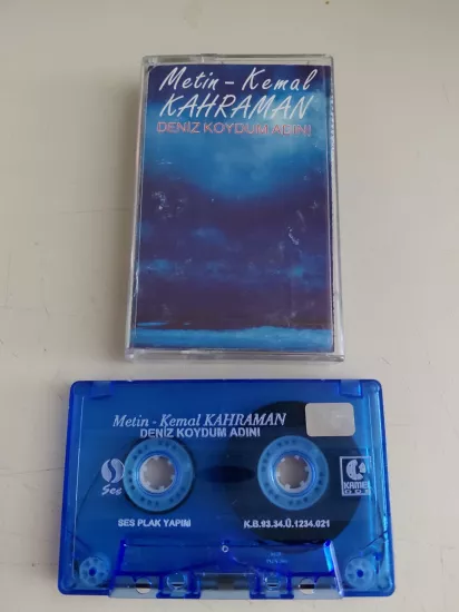 Metin & Kemal Kahraman – Deniz Koydum Adını  - 1998 Türkiye Basım Kaset Albüm