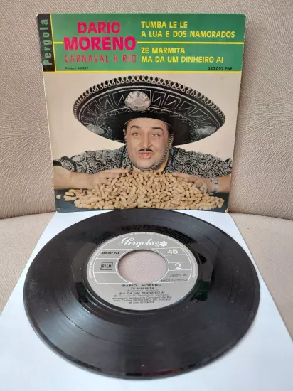 Dario Moreno  – Tumba Le Le -  1966  Fransa Basım  EP Plak