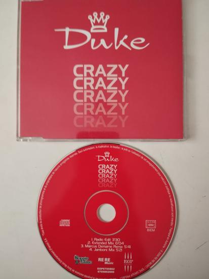 Duke – Crazy -  2000  Fransa  Basım - 2. El  CD, Maxi-Single