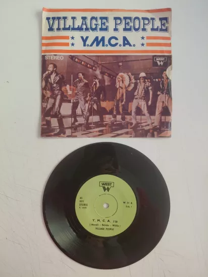 Village People – Y.M.C.A.  - 1978 Türkiye Basım 45’lik Plak