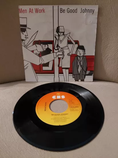 Men At Work  –  Be Good Johnny -  1982  Hollanda Basım 45lik Plak