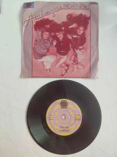 Arabesque – Friday Night / Someone Is Waiting For You -  1979 Türkiye Basım 45lik Plak