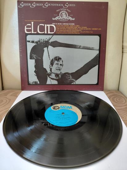 EL CID  ( Soundtrack ) - Miklos Rozsa - 1962 İngiltere Basım LP Plak - Battal Gazi Müziği
