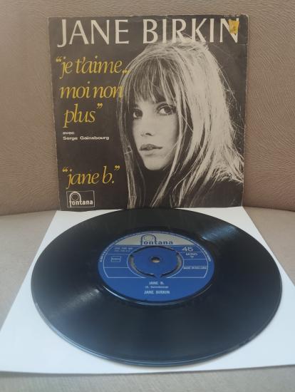 Jane Birkin – Je T’aime... Moi Non Plus / Jane B. - 1969 Hollanda Basım 45 lik Plak