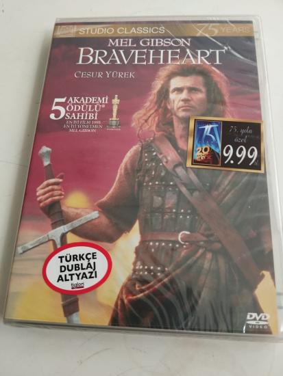 Cesur Yürek (Braveheart) - DVD Film - Açılmamış Ambalajlı