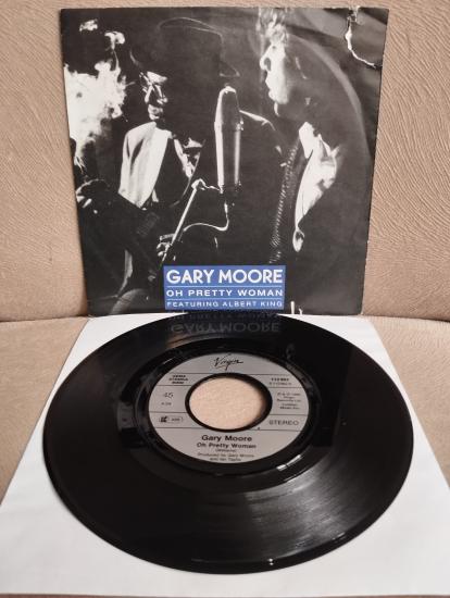 Gary Moore Featuring Albert King – Oh Pretty Woman -  1990  Almanya Basım 45 lik Plak