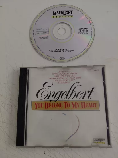 Engelbert  –  You Belong To My Heart  - 1989 Almanya Basım CD Albüm