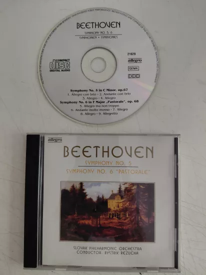 Ludwig van Beethoven – Symphony No. 5, 6 -  Almanya Basım CD Albüm