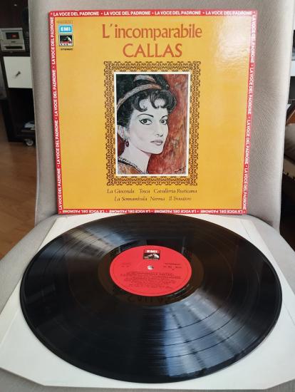 CALLAS  – L’Incomparabile Callas  - İtalya  Basım LP Plak Albüm