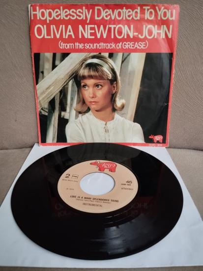 Olivia Newton-John – Hopelessly Devoted To You  - 1978 Hollanda Basım 45lik Plak