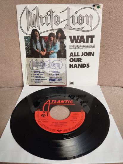White Lion – Wait  -  1987  Almanya Basım  45 lik Plak