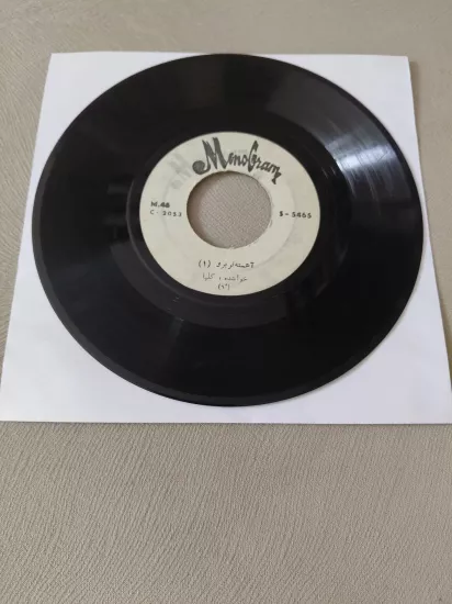 Golpa / Akbar Golpayegani –  Aheste Ter Bero   -  İran Dönem  Basım  45’lik  Plak /Kapaksız