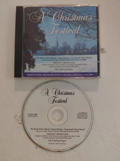 Chichester Cathedral Choir, The St Richard Singers – A Christmas Festival - 1999 İngiltere Basım  CD Albüm