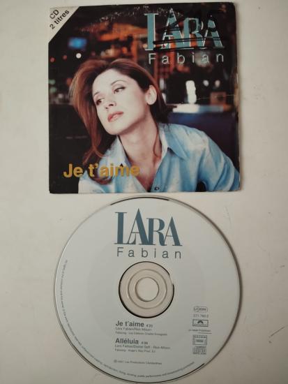 Lara Fabian – Je T’aime -  1997  Fransa  Basım - 2. El  CD, Single, Cardboard Sleeve