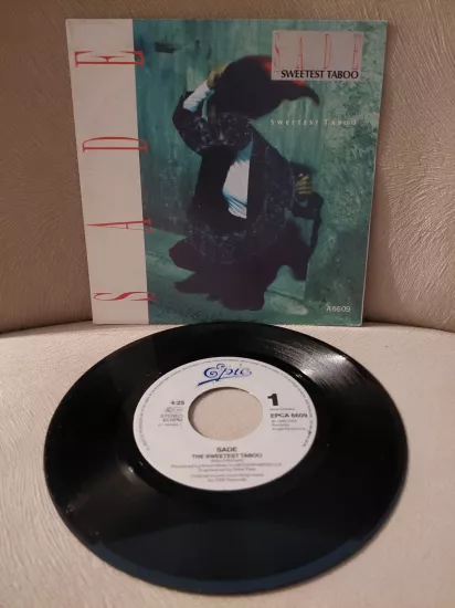 SADE  –  The Sweetest Taboo  -  1985  Hollanda Basım 45lik Plak