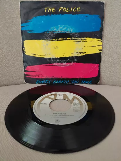 The Police  –  Every Breath You Take -  1983  Hollanda Basım  45’lik  Plak