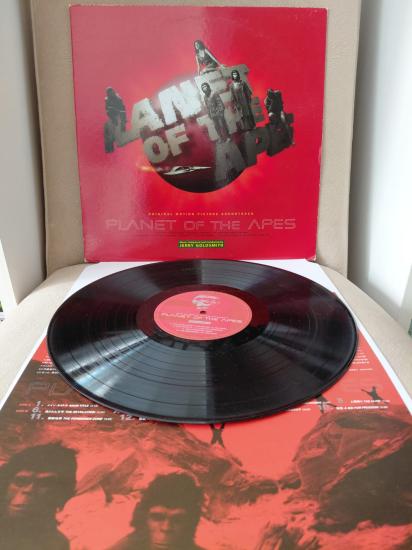 MAYMUNLAR CEHENNEMİ / Planet Of The Apes ( Soundtrack )- Jerry Goldsmith -1997 Japonya Basım Nadir Plak