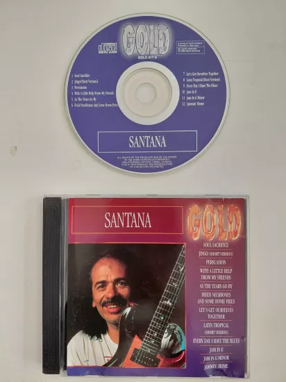 Santana  – Gold – 1993  Hollanda Basım - CD Albüm