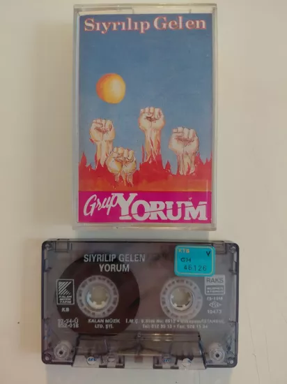 Grup Yorum – Sıyrılıp Gelen - 1992 Türkiye  Basım Kaset