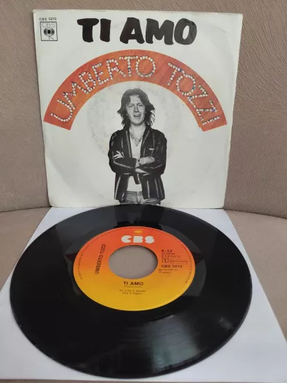 Umberto Tozzi  – Ti Amo  - 1977  Hollanda Basım 45’lik  Plak
