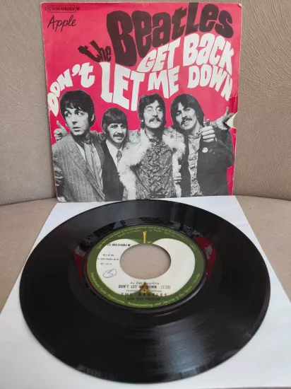 The Beatles With Billy Preston – Get Back / Don’t Let Me Down - 1969  Fransa  Basım 45’lik Plak
